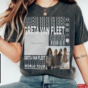 Greta Van Fleet Music Shirt Merch Vintage Starcatcher World Tour 2023 Tickets Al